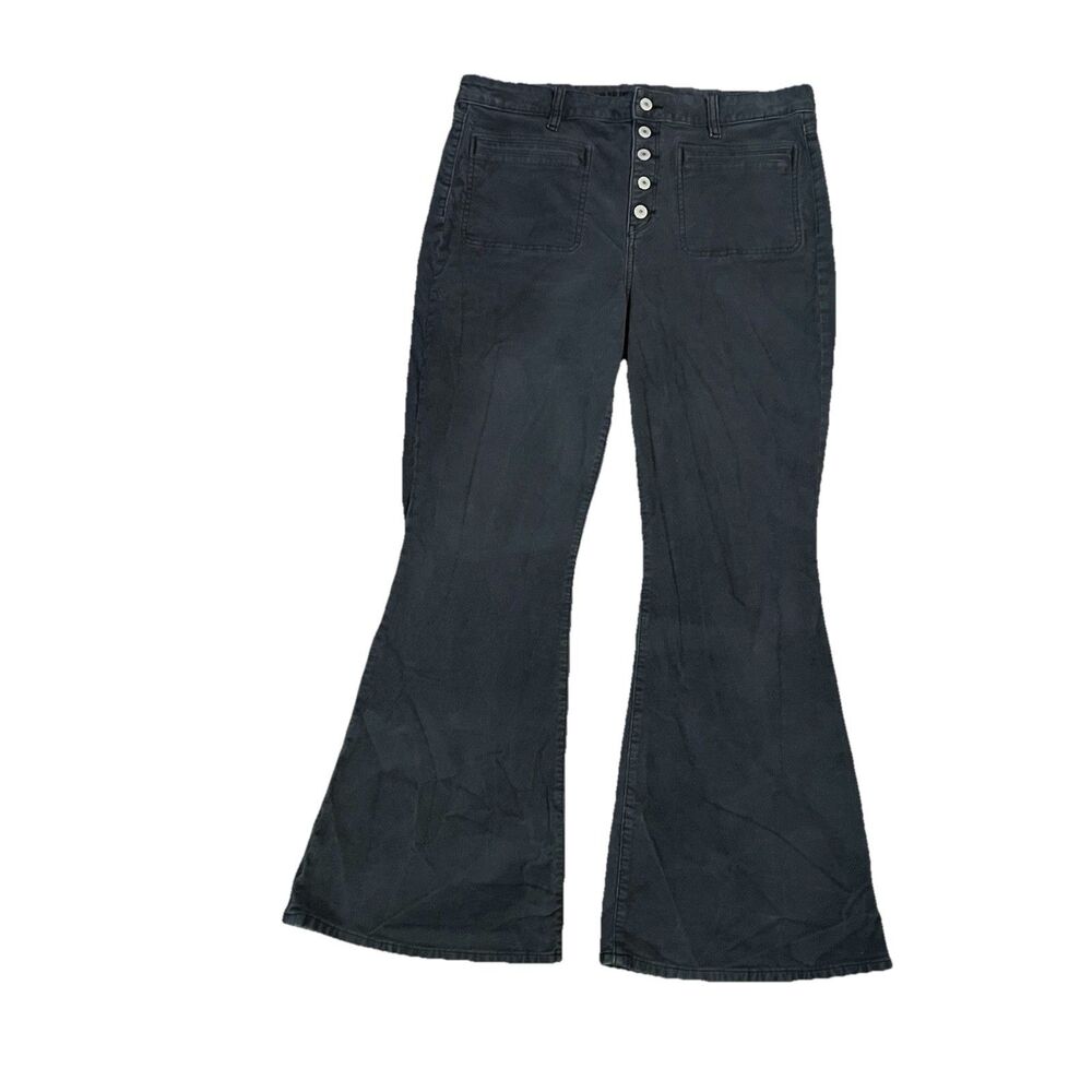 American Eagle Women’s Corduroy Pants 16 Flare Button Fly